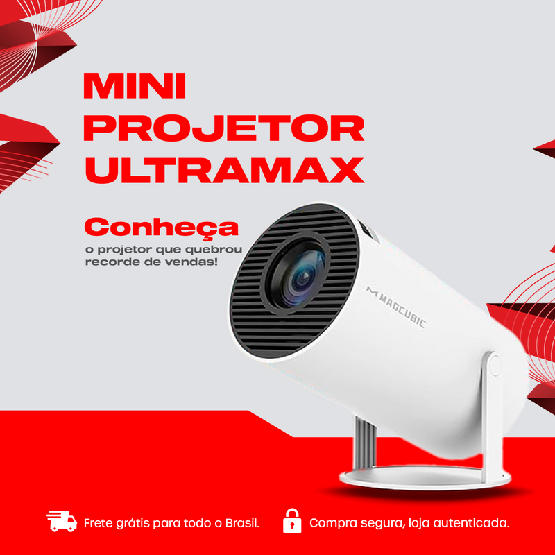 Projetor UltraMax 4K: O Seu Portal para Jogos e Cinema de Alta Definição