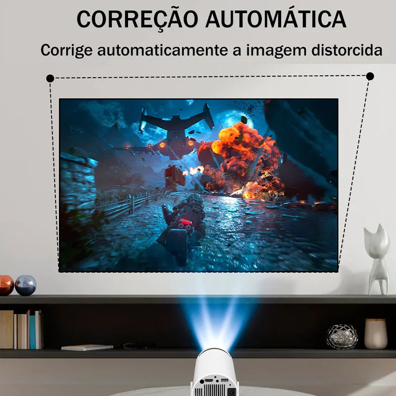 Projetor UltraMax 4K: O Seu Portal para Jogos e Cinema de Alta Definição